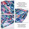 Men Swim Shorts Elastic Drawstring Mesh Lining Side Pocket Quick Dry Men S Bathing Suit for Party Beach Surfing Blue L