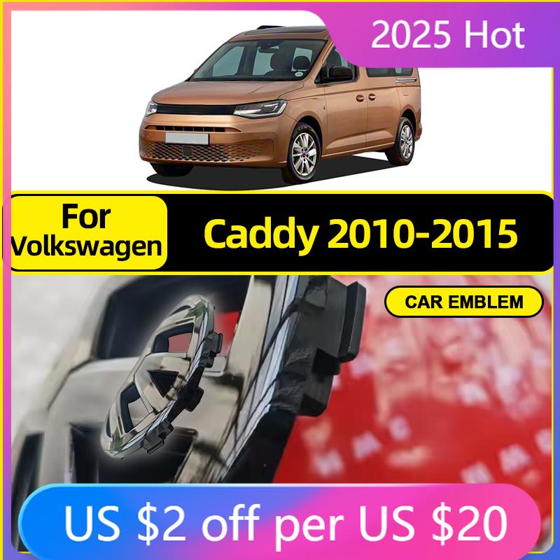 BGB1 GOLF 4 5 6 7 Hot 2026 For VW VOLKSWAGEN 2pcs Replacement Front and Rear part 135mm Front Emblem +130mm Rear Trunk for Caddy 2010