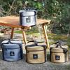 High Quality Oxford Cloth Picnic Bag 9/14L Cylindrical Dinnerware Organizer Waterproof Bowl Cups Container BBQ
