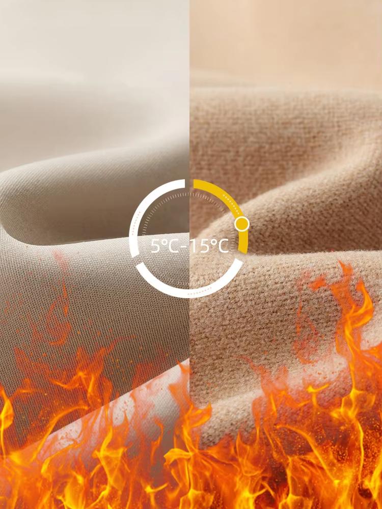 Autumn Winter Rabbit Fleece Sharkskin Leggings Women Casual Basic Thicken Warm Leggings Brown Fleece Lined Tights