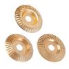 Angled Grinder Polishing Pad Heavy-Duty Wood Carving Disc Set with Upper Clamping Plates Grinding Wheel Wood Carving for Cutting Shaping Sanding