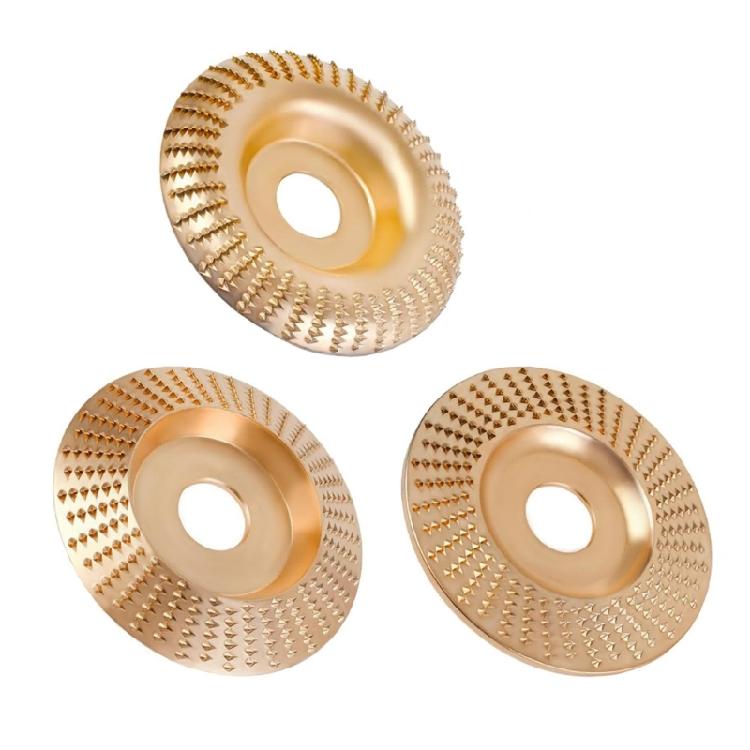 Angled Grinder Polishing Pad Heavy-Duty Wood Carving Disc Set with Upper Clamping Plates Grinding Wheel Wood Carving for Cutting Shaping Sanding