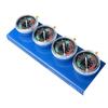 4 Cylinder Motorcycle Carburetor Synchronizer Tool Kit 4x Vacuum Balancer Gauge Set with Hoses & Adapters for Carb Sync