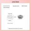 S999 Sterling Silver Retro Fish Wheel Beads for DIY Jewelry