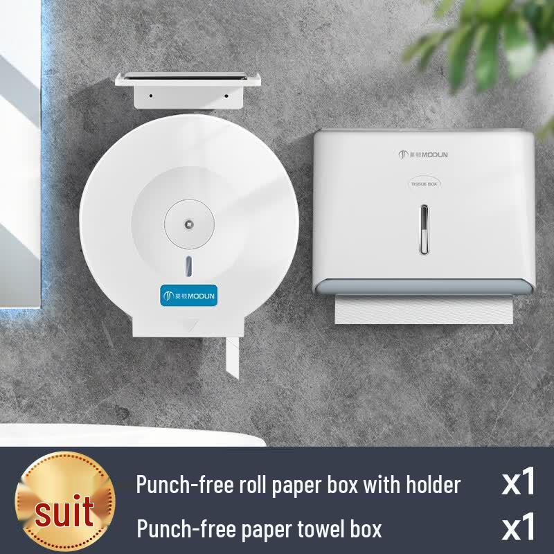 Morton Commercial Wall-Mounted Tissue & Roll Dispenser