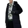 Fila Fusion X Fashion Casual Long Bread Hooded Down Jacket Men Outerwear Black T11M341910F-BK