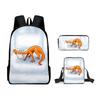 Rainbow Friends Zaino Scolastico Rainbow Friends Zaino Cartone Animato Borsa a Tracolla Astuccio Set da Tre Pezzi