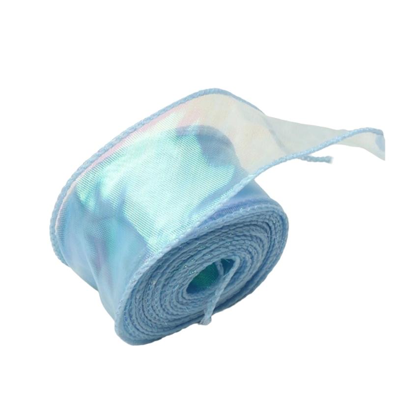 Sheer Organza Ribbon 40mmX9meter Chiffon Ribbons for Bouquets Wrapping Wedding Cake Decoration Craft Wreath Bows Making
