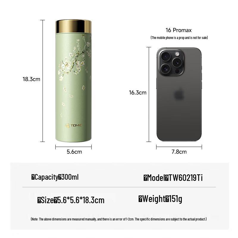 TOMIC Van Gogh  Blooming Almond Blossoms  Insulated Travel Mug