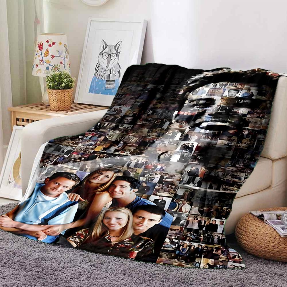 Friends Forever Collage Blanket Soft Throw Blanket For Home Bedroom Bed Sofa Travel Office Solid Christmas Blanket