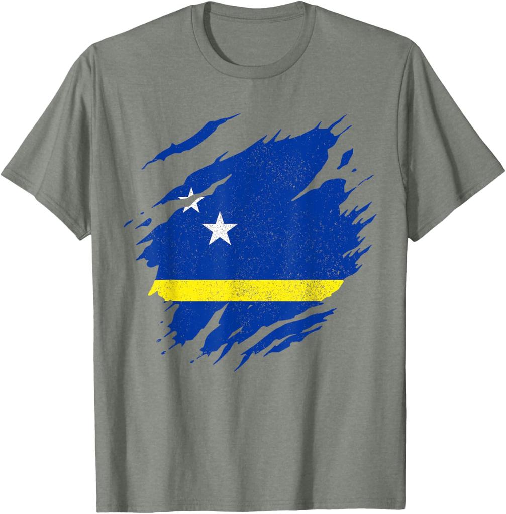 Curacao Flag Pride Caribbean TShirt 2026 New Arrival Stylish Mens Apparel Jersey