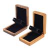 Jewelry Case Elegant Jewelry Box Jewelry Packaging Box Rings Box Wood Packaging Box Suitable for Daily Use and Travel