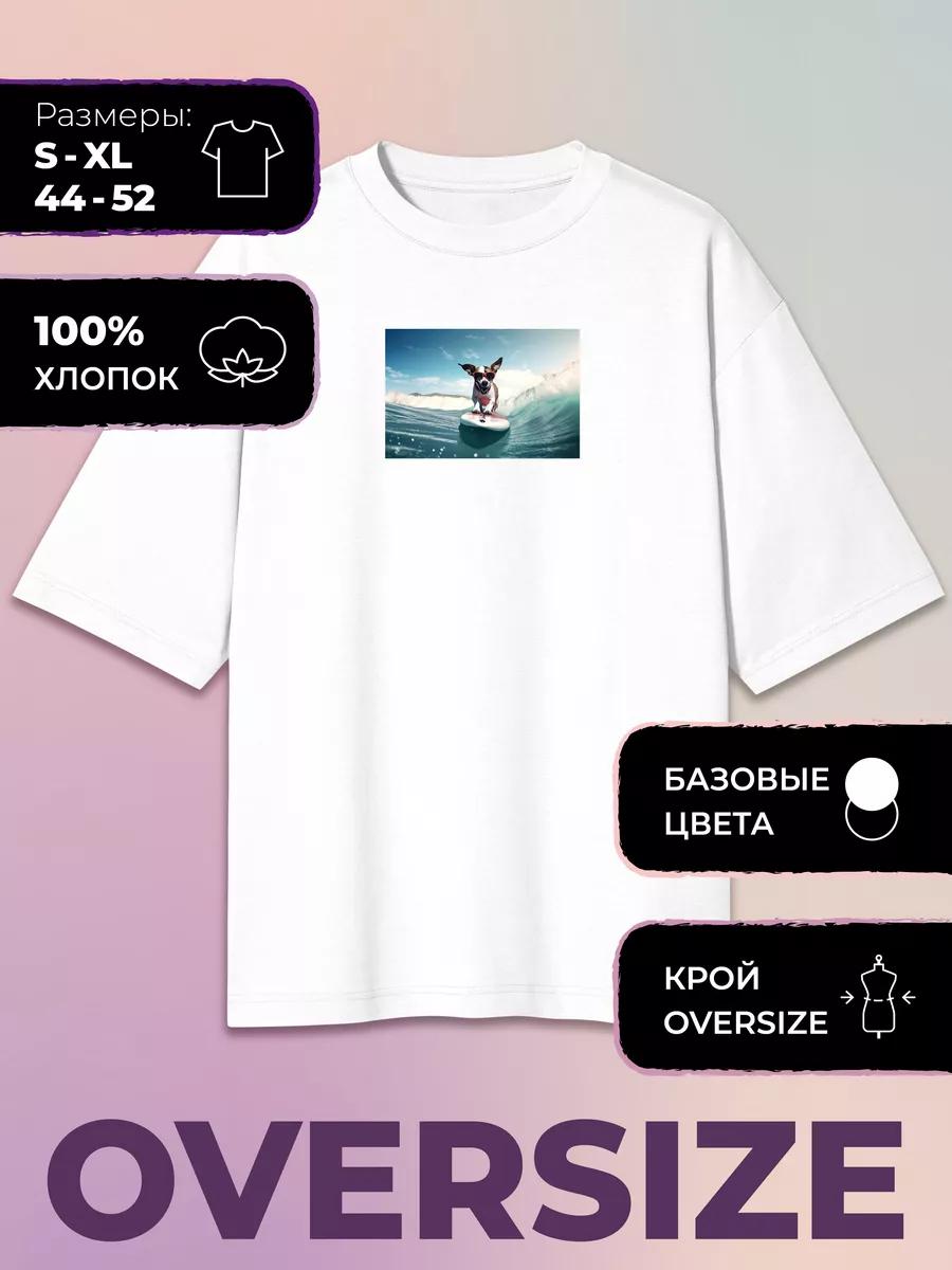 Oversized Printed T-shirt Surf Miami Club - Surf M