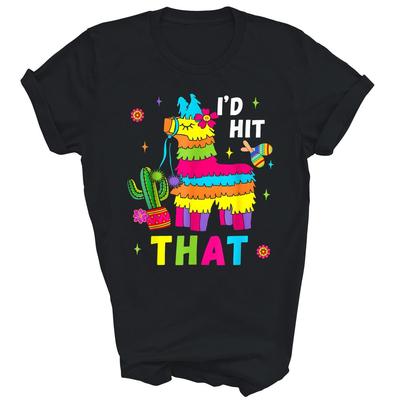 Cinco De Mayo Feest Ik Zou Die Pinatas Slaan Mexicaans Unisex Shirt Cadeau