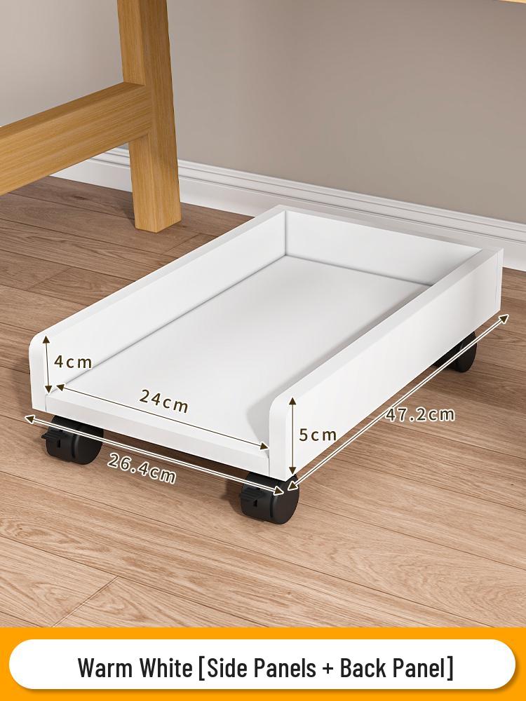 Movable Desktop Computer Stand with Wheels