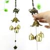 Metal Copper Wind Chime Copper Yard Garden Decoration Bell Feng Shui Pendant Town Lucky Fish Elephent Money Shop Doorbell Gift