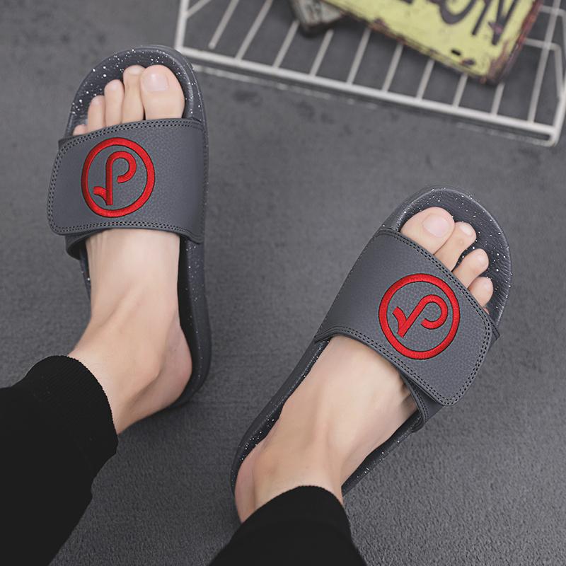 Fashion New Men Slippers Non Slip Slide Sandals Thick Soft Platform House Shoes Men Indoor Outdoor Shower Bathroom Slipper Casual Big 48