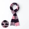 Sinuofude 100% Cashmere Spring Color-Block Scarf