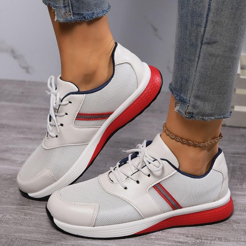 Ladies' Spring Sports Single Shoes, Running Shoes, Spring and Autumn Shoes, Soft Soled, Lightweight, Casual and Comfortable