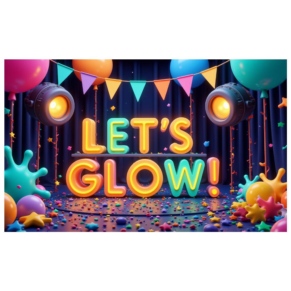 Photo Prop LED Neon Banner Party Decoration Glow Effect Neon Sign For Festival Decoration Party Celebration Night Event