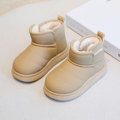 Children's Snow Boots, Winter Boys' Short Boots with Thick Fleece, Girls' Cotton Boots, Warm Baby Cotton Shoes