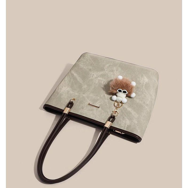 Damen Tasche Neue große Kapazität Studenten-Klassen-Pendler-Tasche Vielseitige tragbare Tragetasche Unterarm-Schultertasche