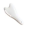 Hot Japan Massage White Color Spoon Shaped Ceramic Gua Sha Facial Massager for Guasha Massage Tool