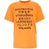 Balenciaga Regular T Shirt Women's Neon Orange 612965TJVI37513