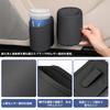 UrbanPulse Car Drink Cup PU Car Seat Back Door Drink Trash Storage Drink Smartphone Small Item Easy Car Interior Car Black Holder, Holder, Leather, &