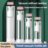 Clear Plastic Vacuum Spray Bottle Portable Travel Pump Lotion Jar 15/30ml Reusable Leak Proof for Toiletry Cosmetic Packing