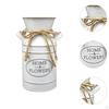 Bucket Container Flower Planter Milk Jug for Rustic Desktop Storage