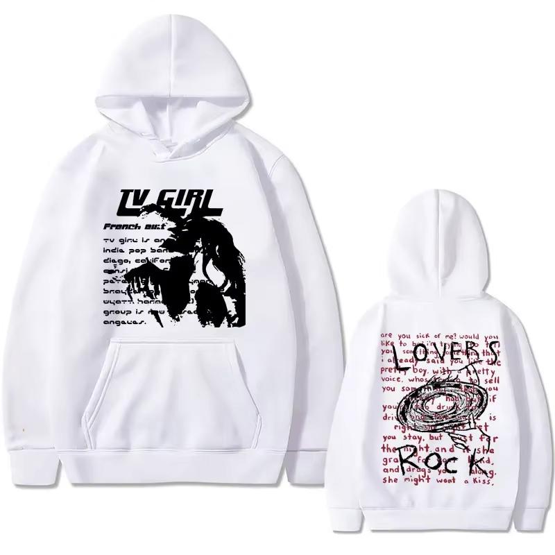 2026 Indie Pop Retro Album Aesthetic Graphic Hooded Pullover Sweatshirt Men Women Autumn Winter Streetwear Top Unisex Fashion Casual