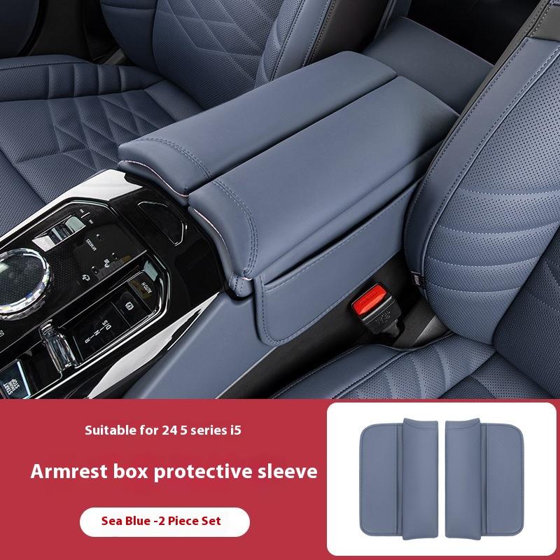 For 24 Bmw 5 Series I5 Center Console Armrest Booster Pad Interior Modified Storage Armrest Box Cushion Heightener Central Box