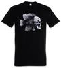 Fish Skull Mens T-Shirt Mens Womens Tees Top Skeleton Fish Skeleton Fish Fishing Fishing Angler