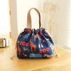 Cartoon Printing Lunch Bag Cute Storage Meal Bag New Handbag
