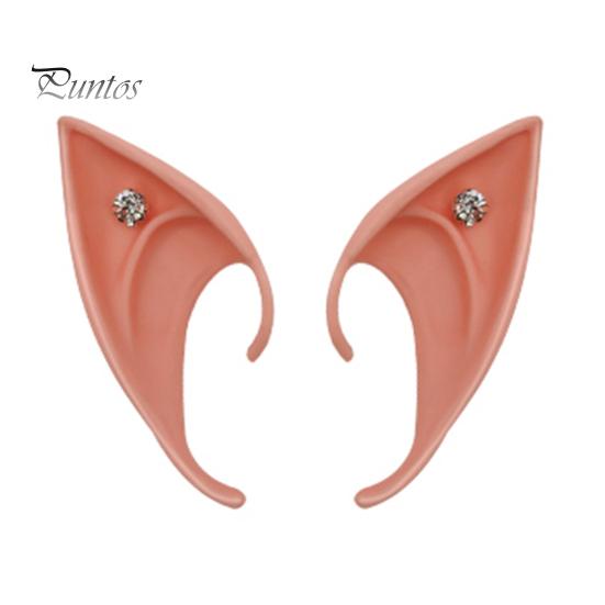 1 par alveører Realistisk høy simulering myke scenerekvisitter Halloween Cosplay silikon alveører