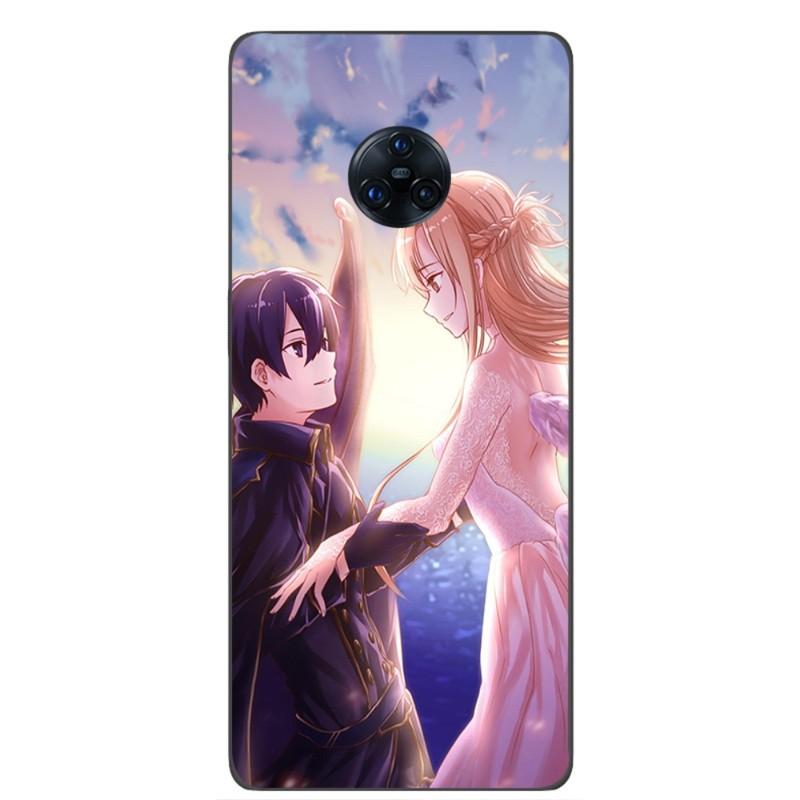 Custodia per telefono Sword Art Online Kirito per VIVO Y95 Y93 Y31 Y20 V19 V17 V15 Pro X60 NEX Cover per telefono morbida nera