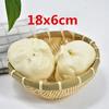 Natural Handmade Bamboo Baskets Fruit Vegetables Bread Rattan Steamed Storage Basket Home Tableware Storage Box Bread Basket