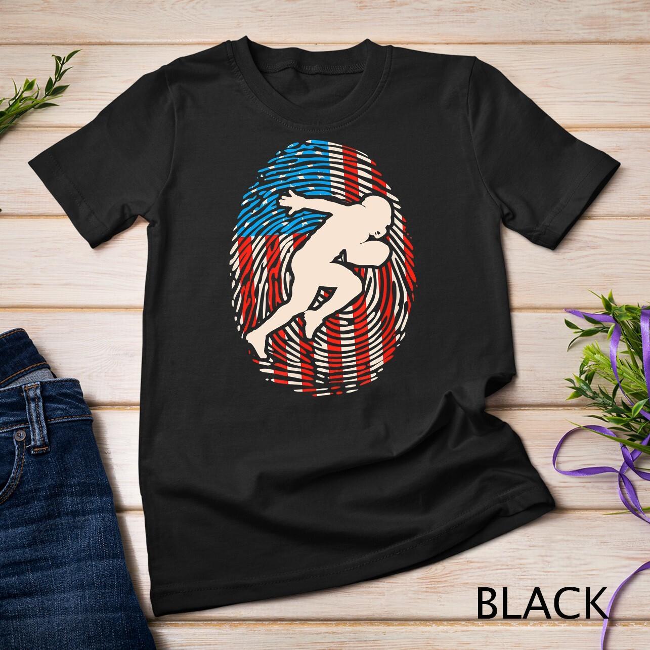 USA Football Player Gift I US American Flag DNA Jersey Unisex T-Shirt Mens Womens Tees Top M