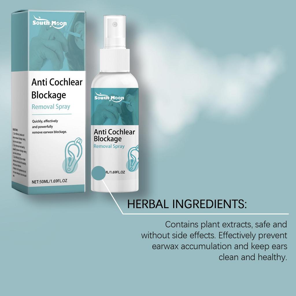 Ohrschmalzpfropfenentferner-Spray Tägliche Anwendung, Sanft, Angenehm, Feuchtigkeitsspendend, Ohrschmalzreinigung, Pflege, Spray