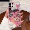 Phone Case For Samsung Galaxy S22 S22 Ultra Plus Luxury Cute Love Rabbit Funny Cat Clear Silicone Protective Soft TPU Back Cover