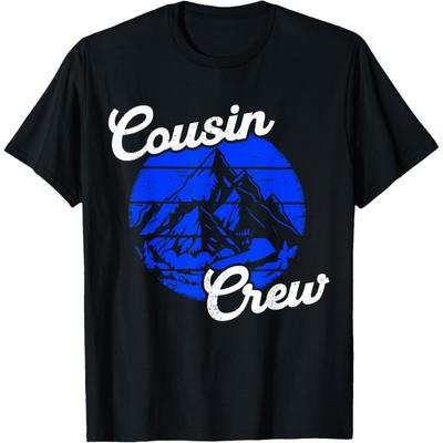 Cousin Crew Mountain Snow Family Best Crew Cousin T-Shirt(3)