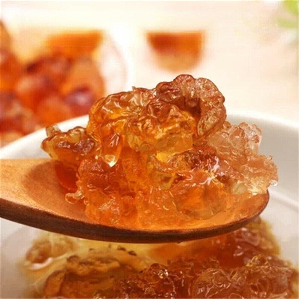 100% Natural Peach Gum Herbal Tea Chinese Organic Taojiao Healthy Drink English: Organic Peach Gum Herbal Tea Natural Taojiao 100%