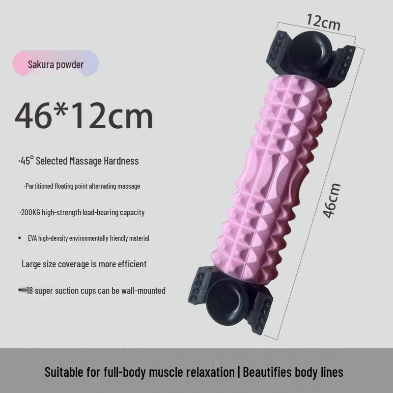 Zf1 Wall-Mounted Deep Tissue EVA Suction Cup Foam Roller for Massage and Exercise