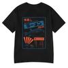 Vintage Fugu Puffer Fish Ramen TShirts Womens Fashion Crewneck Short Sleeve Japanese Style Printed Casual Oversized Tops