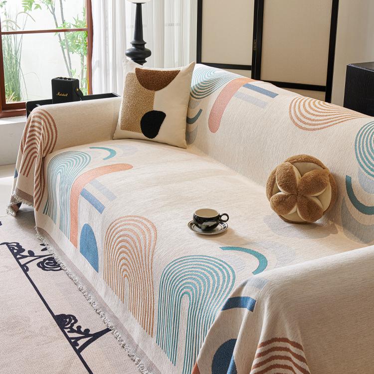 

Полотенце для дивана, нескользящее, устойчивое к пятнам, цельный чехол для дивана в этническом стиле, универсальный чехол для дивана, тканевый чехол High Sense 180*130cm