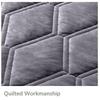 All-inclusive Super Soft Smooth Quilted Head Cover Thicken Velvet Headboard Cover Solid Color Bed Back Dust Protector Cover