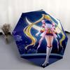 1pc Sailor Moon Umbrella, Sun Protection, And UV Shielding. It Has Eight Sturdy Ribs for Outdoor Use And Perfect As a Holiday Gift