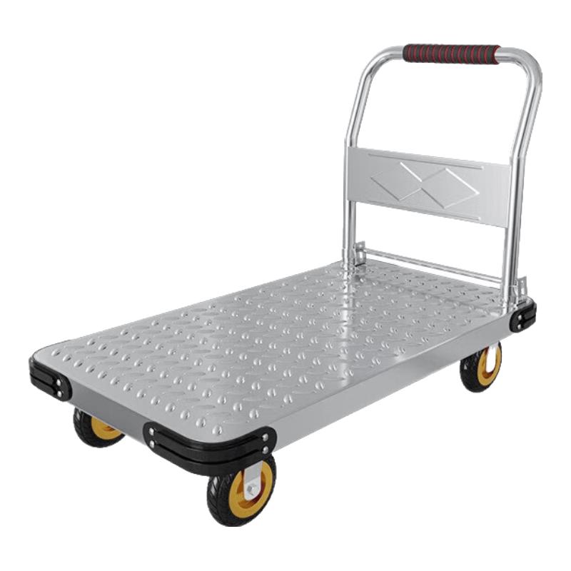 Paipusho Foldable Steel Flatbed Hand Cart