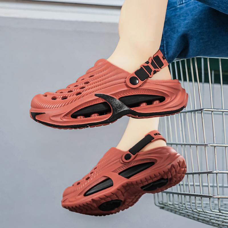 Zoccoli da uomo in EVA leggeri a punta chiusa scarpe da giardino antiscivolo suola morbida Per Spiaggia Giardino Estate Esterno Uso Quotidiano Leggeri